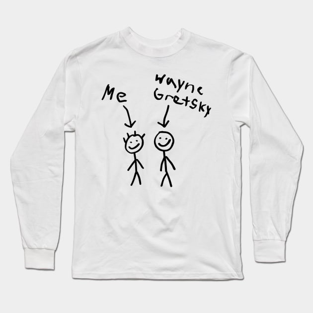 me and wayne Long Sleeve T-Shirt by Gary's Graphics